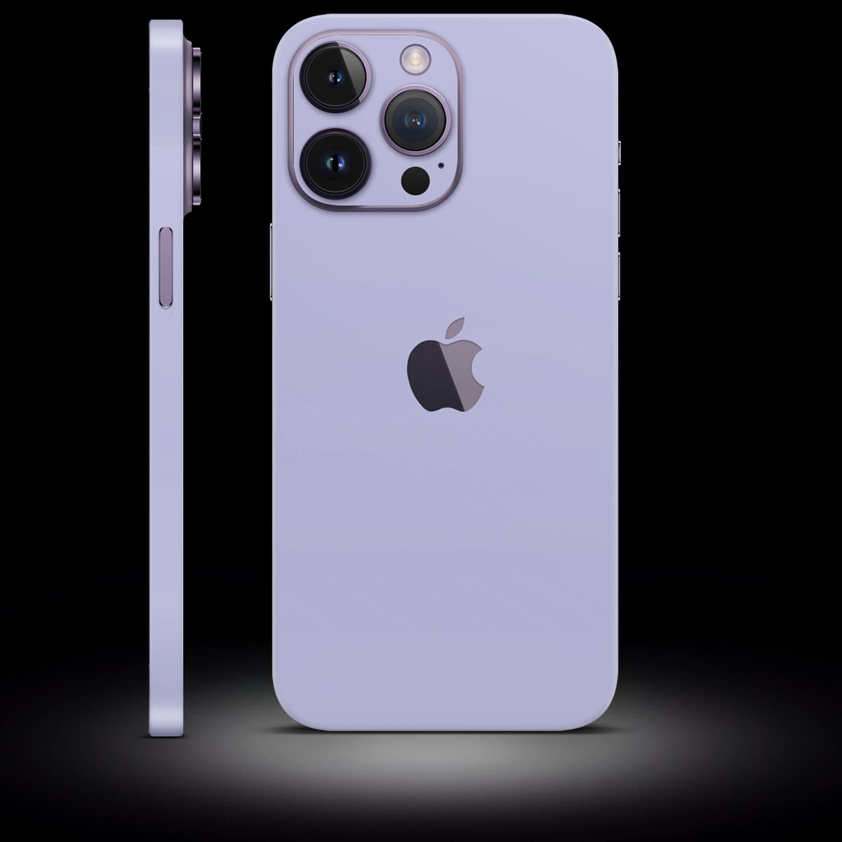 iPhone Skin Lavender Mist – Mattes Design in zartem Lavendel. Hochwertige, passgenaue Schutzhülle für iPhone