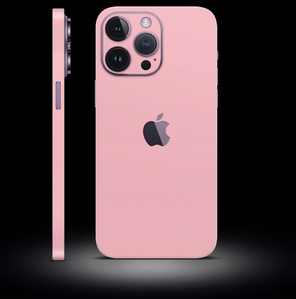 iPhone Skin Rose Blush 
 Minimalistisches, elegantes Design in zartem Rosa. Schutzhülle für iPhone mit hochwertiger, glatter Oberfläche