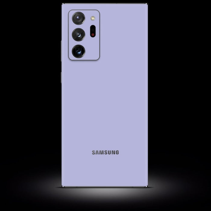 Samsung Galaxy Matte Lavender Skin – Passend für S23, S24, Note 20, Note 20 Ultra und weitere Modelle, aus 3M-Folie mit mattem Finish, blasenfreier Schutz