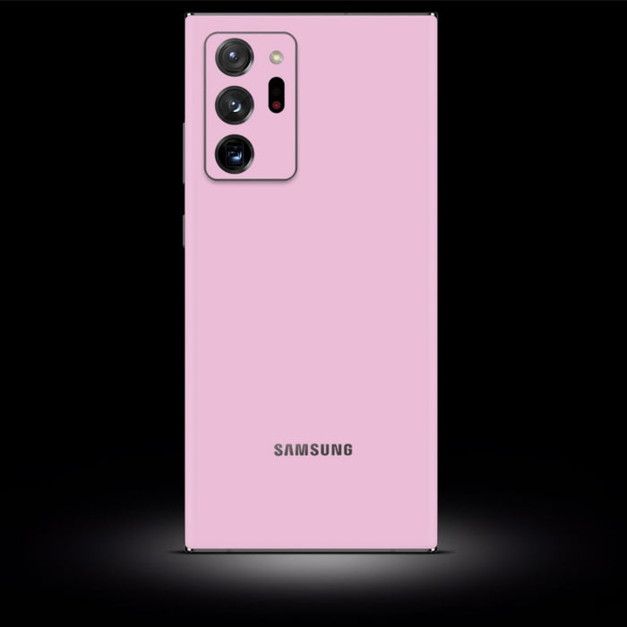 Samsung Galaxy Matte Light Pink Skin – Passend für S23, S24, Note 20, Note 20 Ultra und weitere Modelle, aus 3M-Folie mit mattem Finish, blasenfreier Schutz