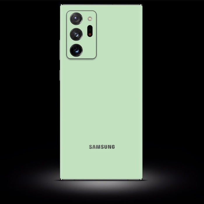 Samsung Galaxy Matte Mint Green Skin – Passend für S23, S24, Note 20, Note 20 Ultra und weitere Modelle, aus 3M-Folie mit mattem Finish, blasenfreier Schutz